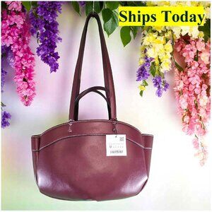 Zara NWT Burgundy Purse Shoulder Bag 14627 US $39.99